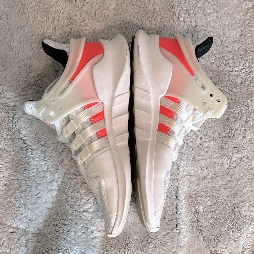 adidas White and Pink Athletic Shoes - Picture 4 of 8